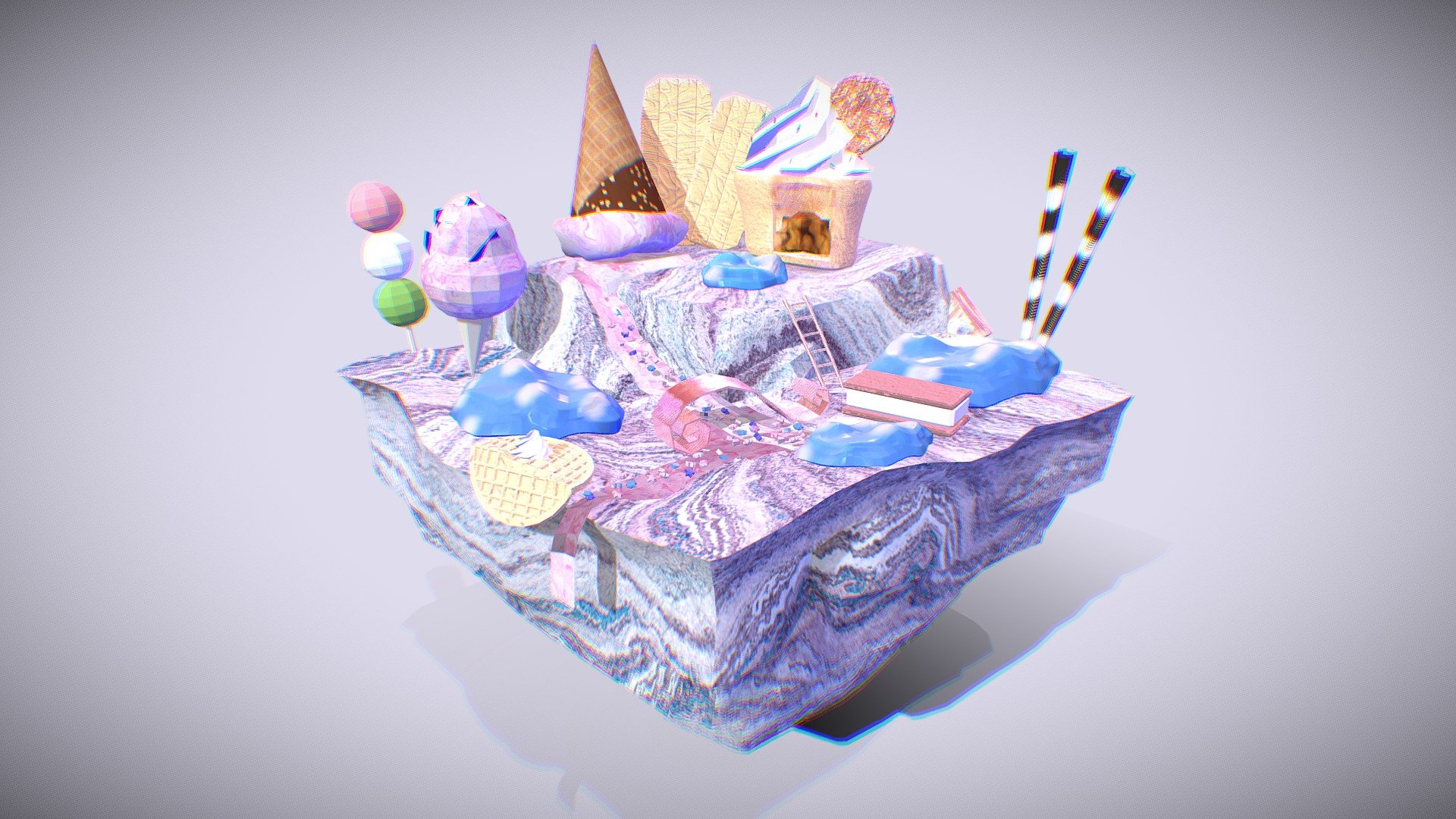 Sweet Dream 3d model