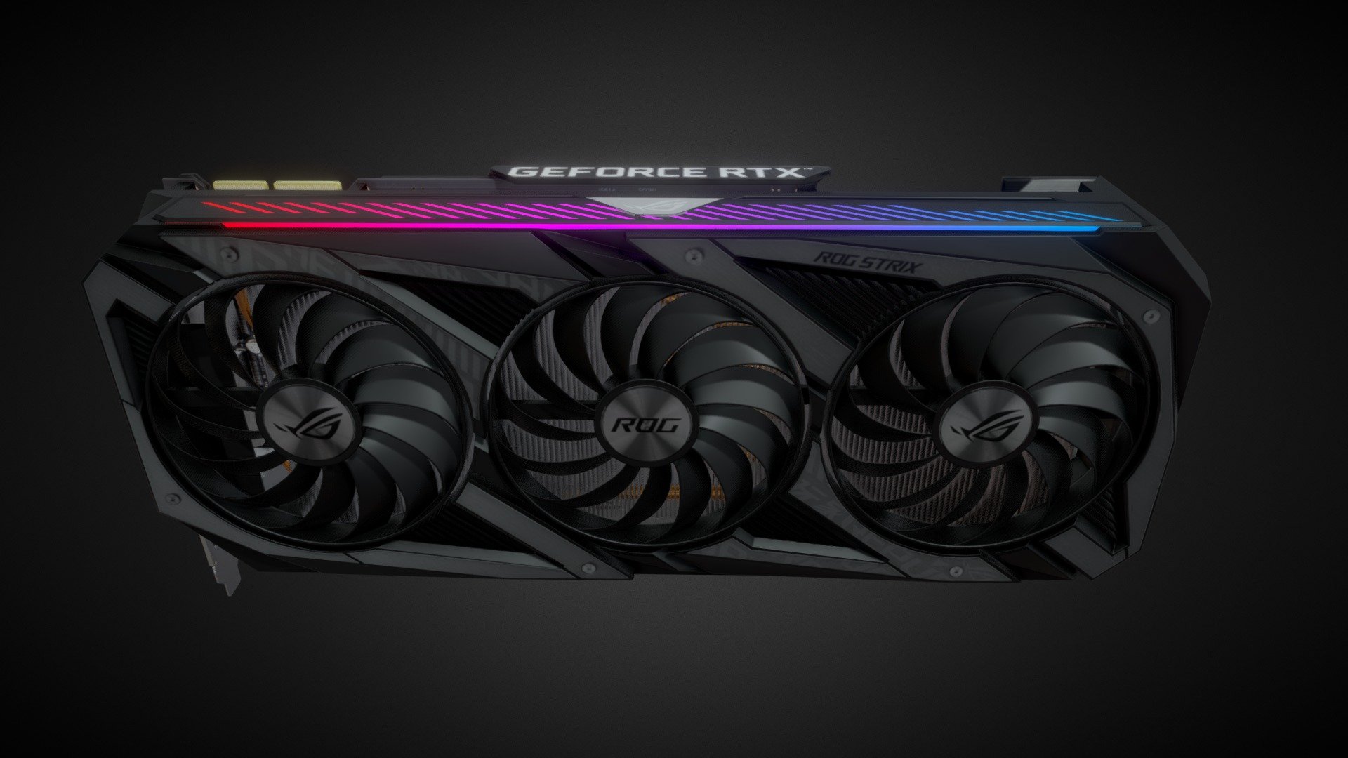 Asus ROG Strix GeForce RTX 3090 (Blender) 3d model