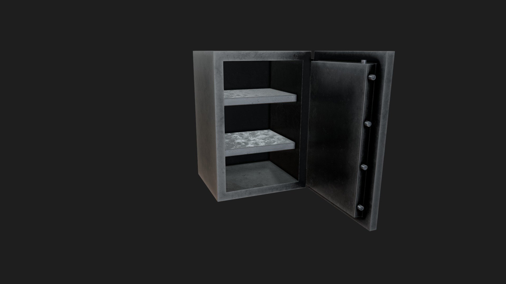 Low-poly Safe by Nikdox 3d model