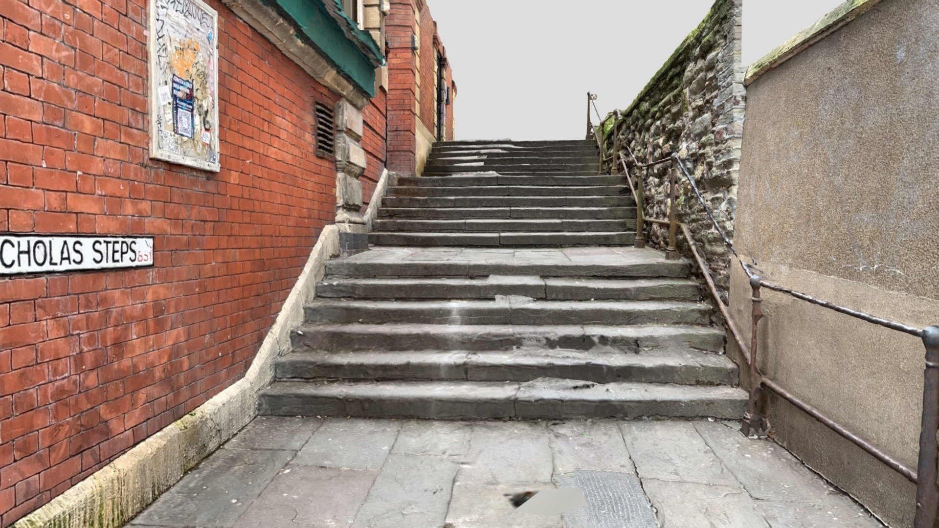 St Nicholas steps, Bristol 3d model