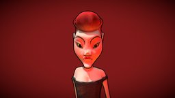 Strziga, The Vampire Woman Cartoon Character