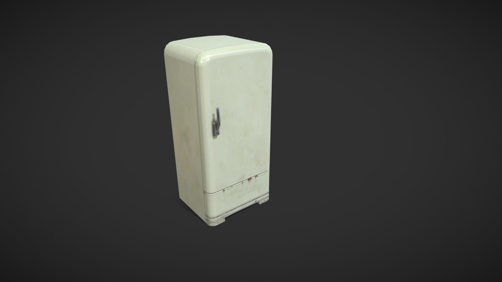 Fridge "ZIS Moskva" 3d model