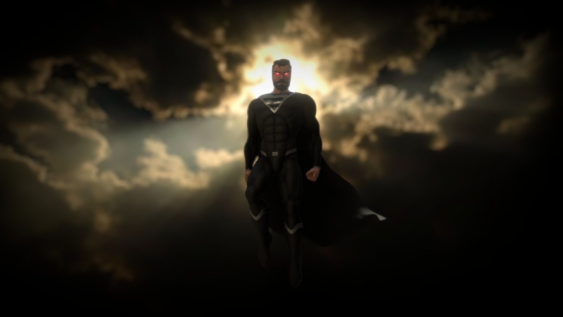 The False God (Evil Superman) 3d model