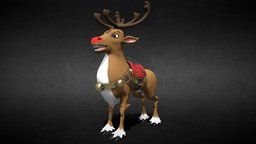 Rudolph Reindeer Cartoon