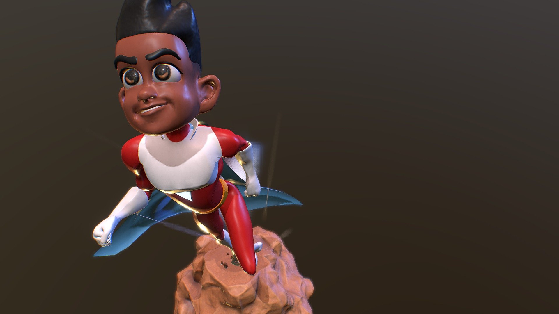 Zeek (Team Supreme Cartoon) 3d model