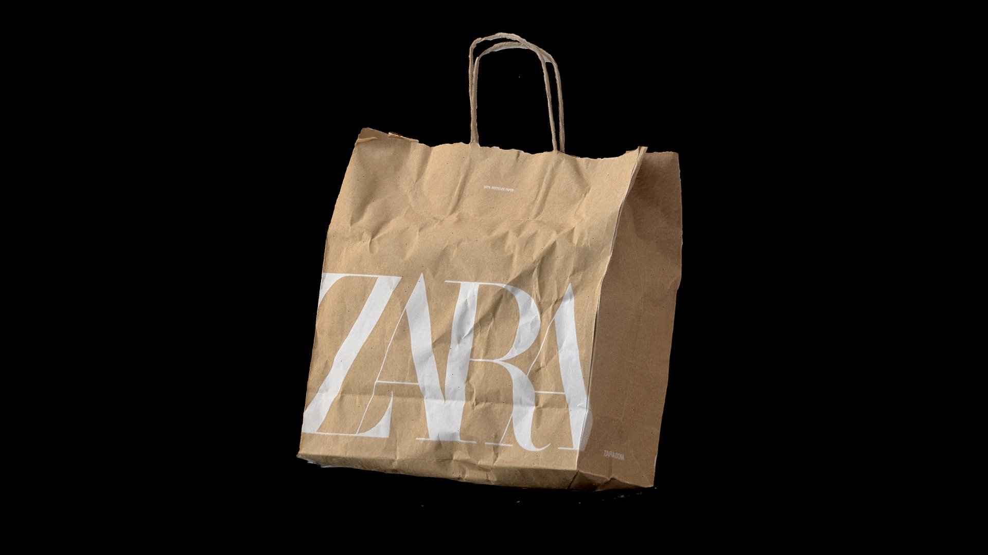 Small Paper Bag (Raw Scan) 3d model