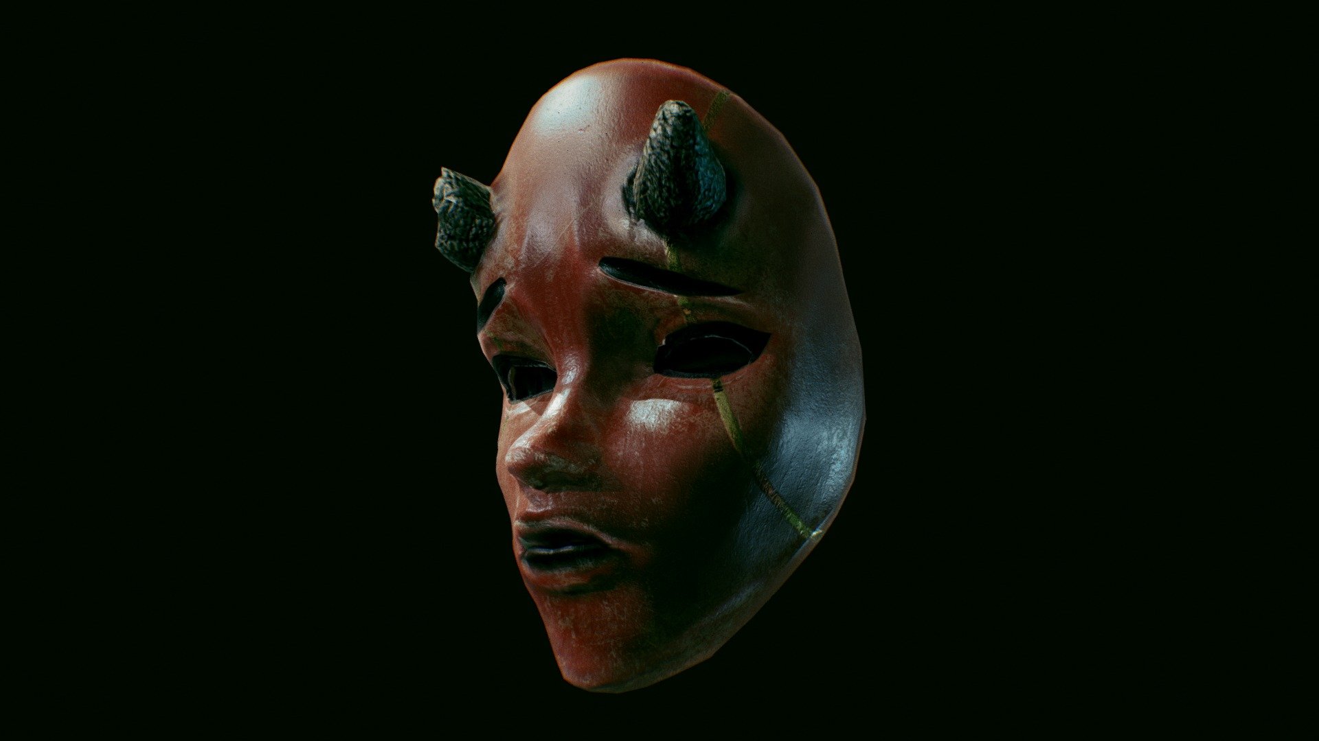 Demon Mask 3d model