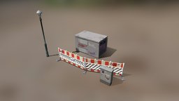 Lowpoly Berlin street props pack 1