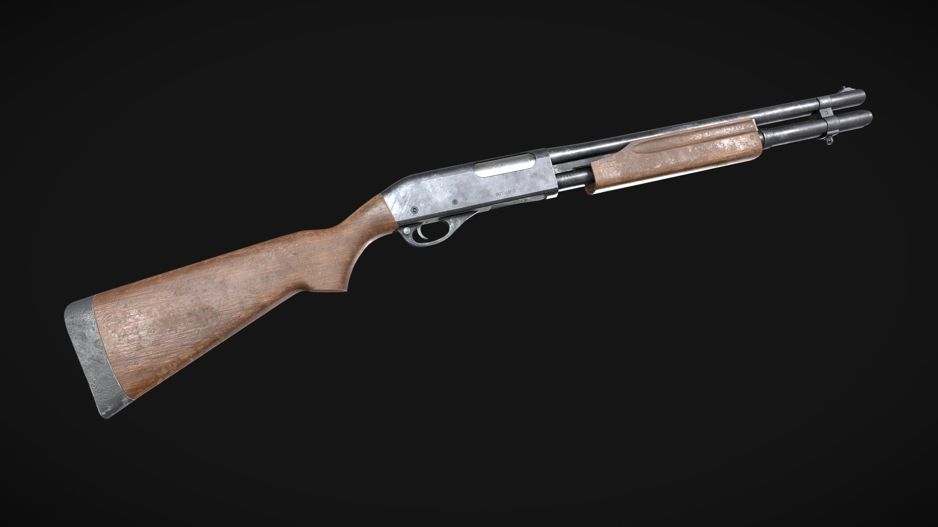 Shotgun 3d model