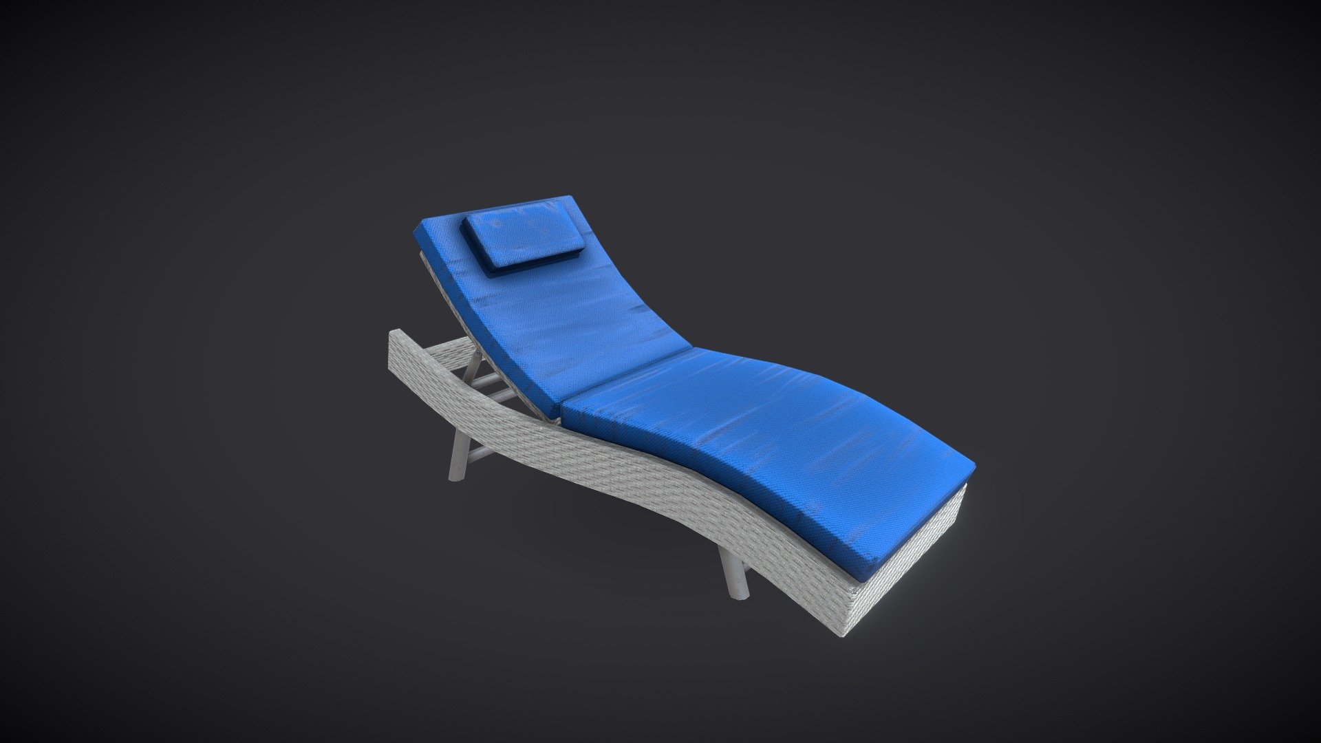 Beach Chair 3d model