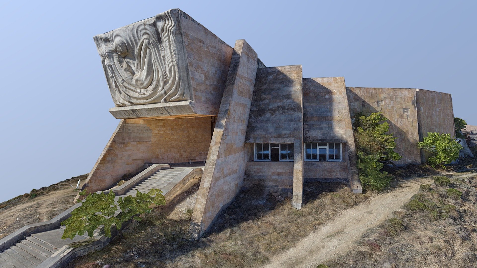 Abandoned Archaeology Museum in Tbilisi, Georgia 3d model