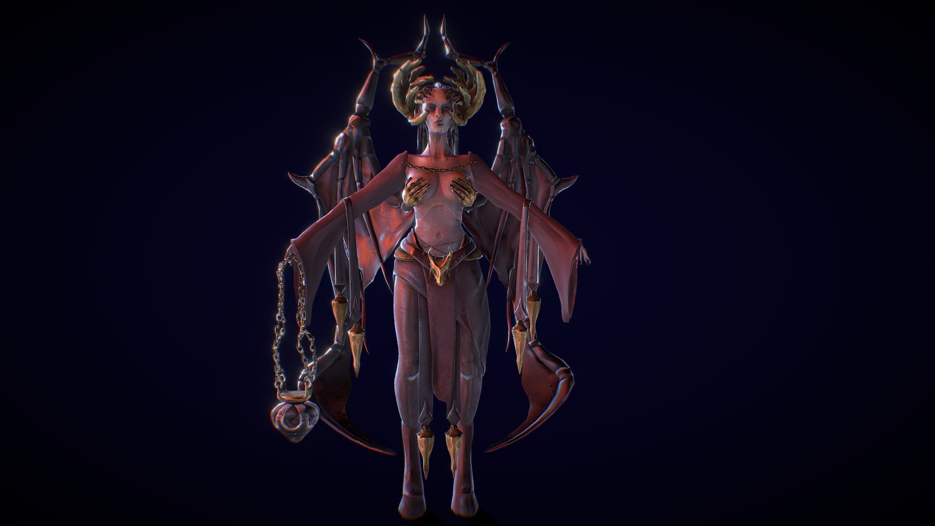 Demoness 3d model