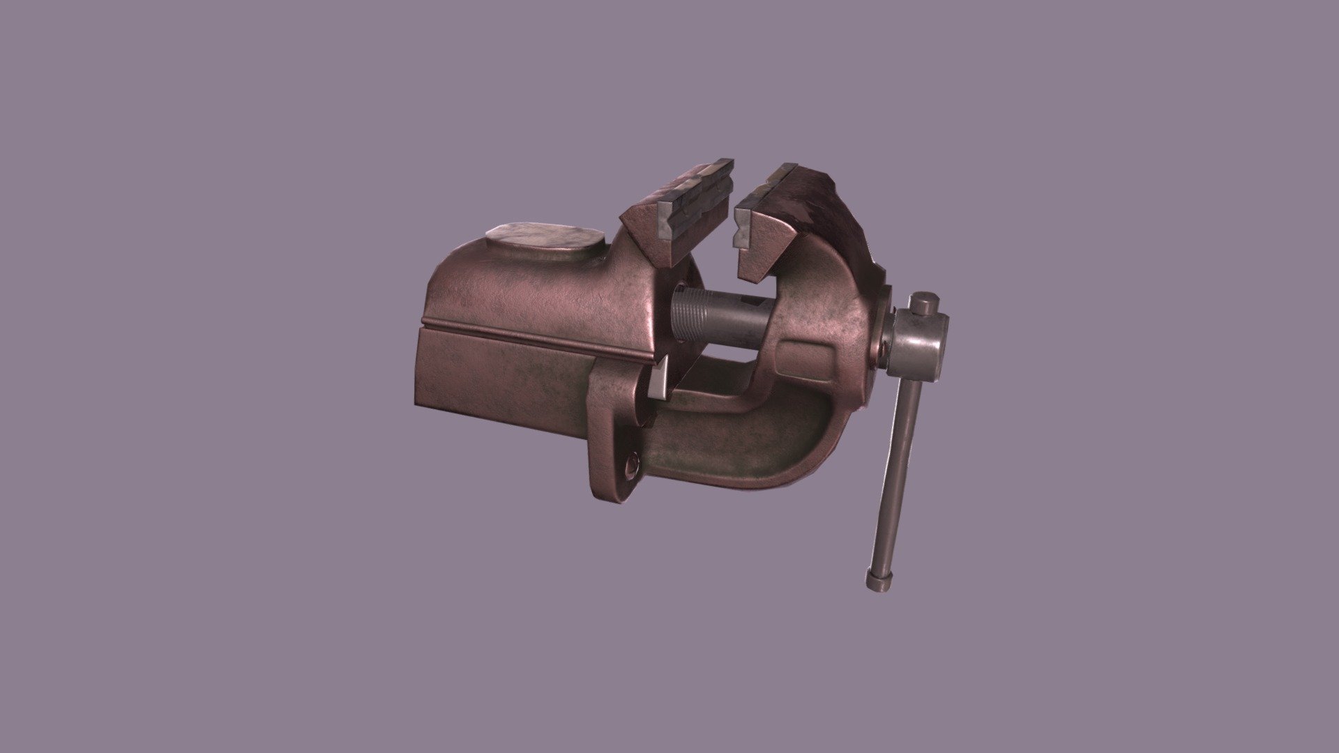 Vise Low_Poly 3d model