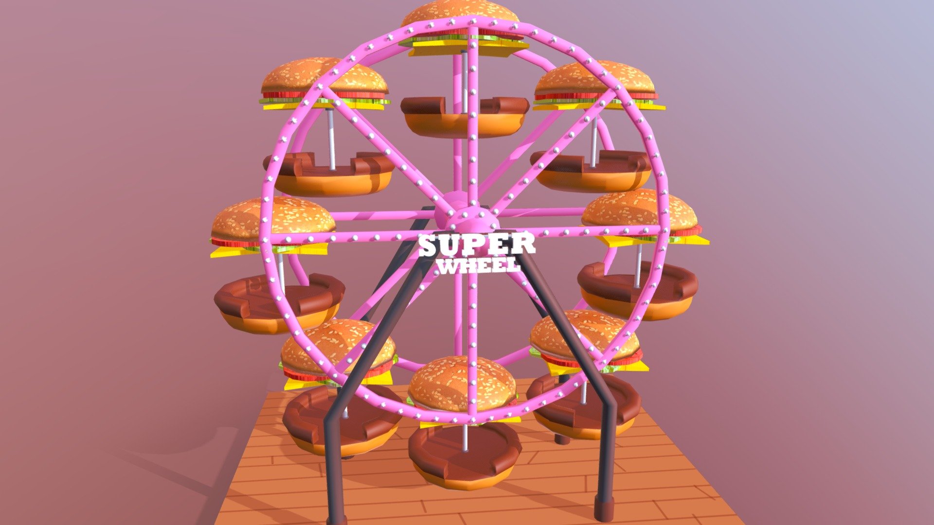 Ferris wheel 3d model