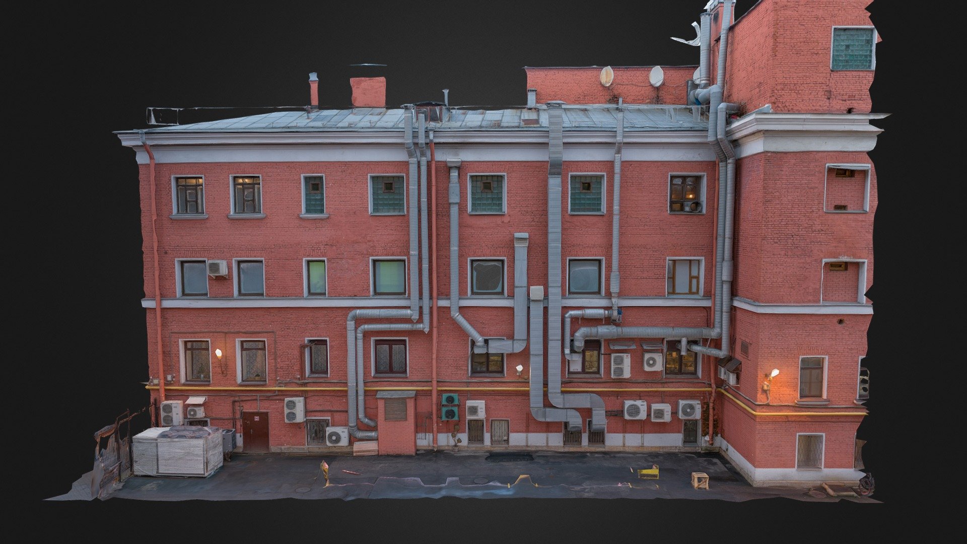 Дегтярные бани 26.12 3d model