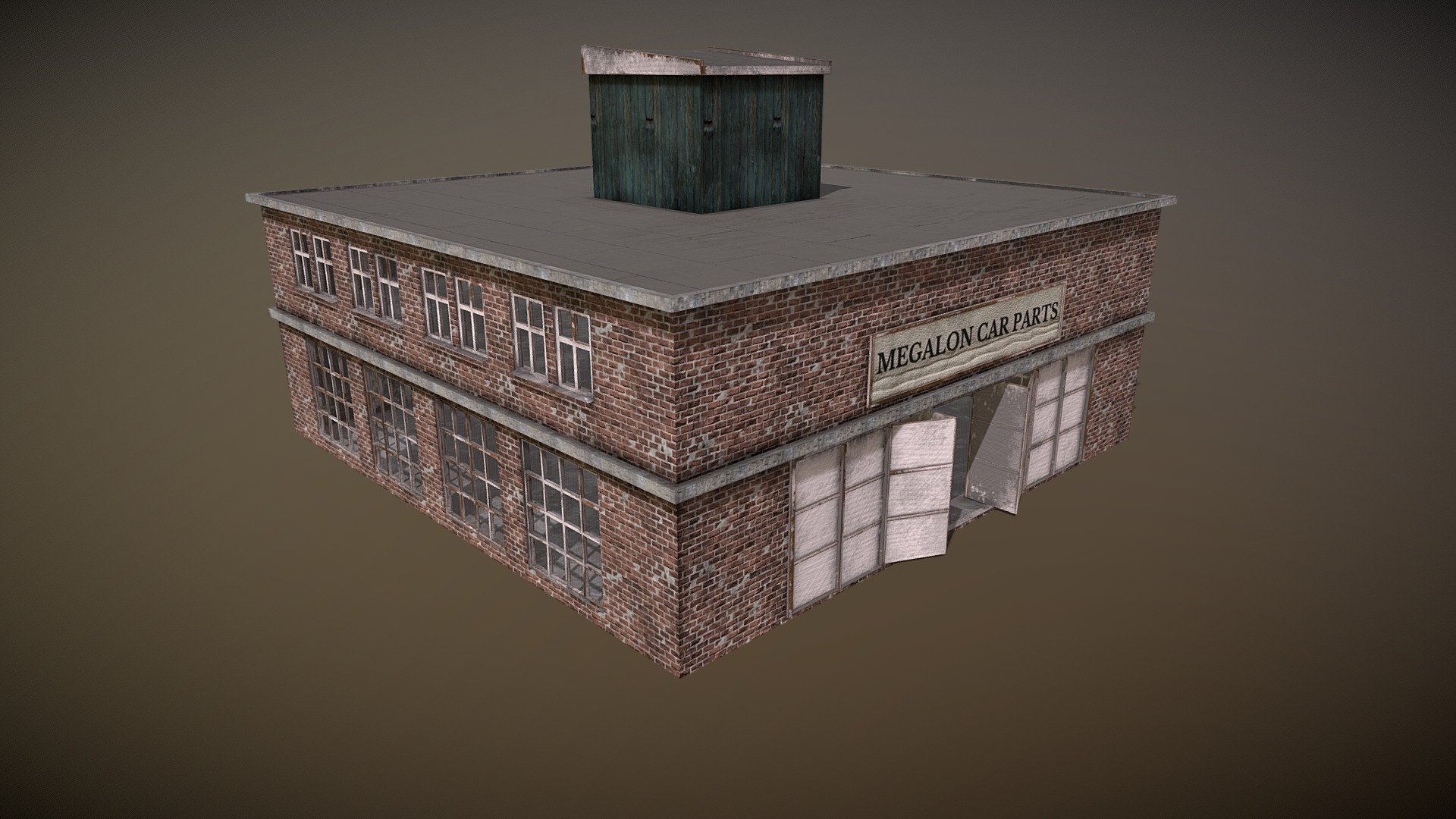 Post- Apo Factory 3d model