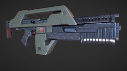 Aliens Puls Rifle M41A 4K