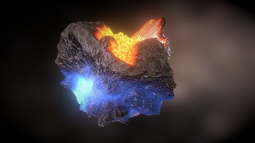 Fire and ice 3d model