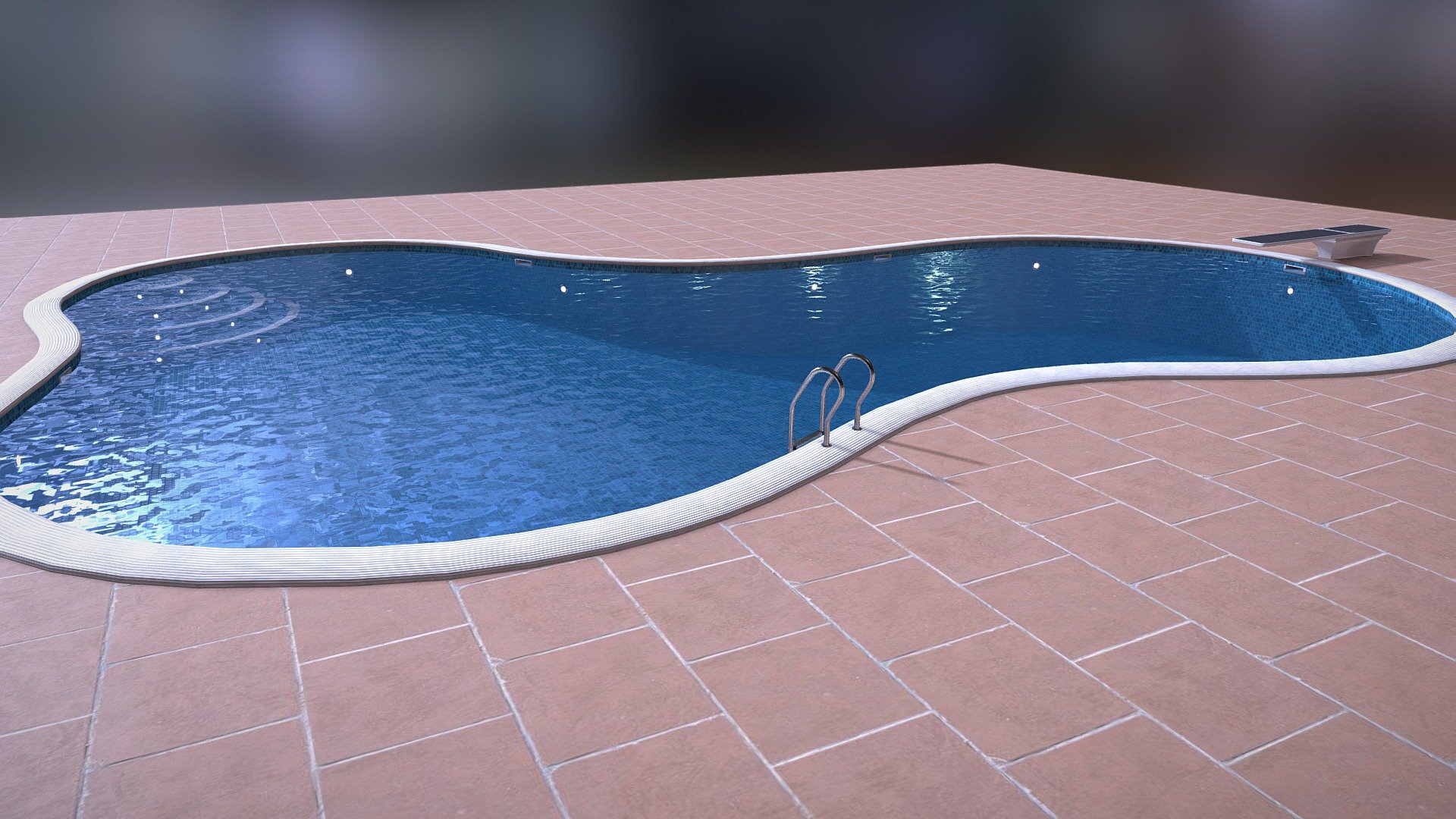 Swimming Pool 3d model