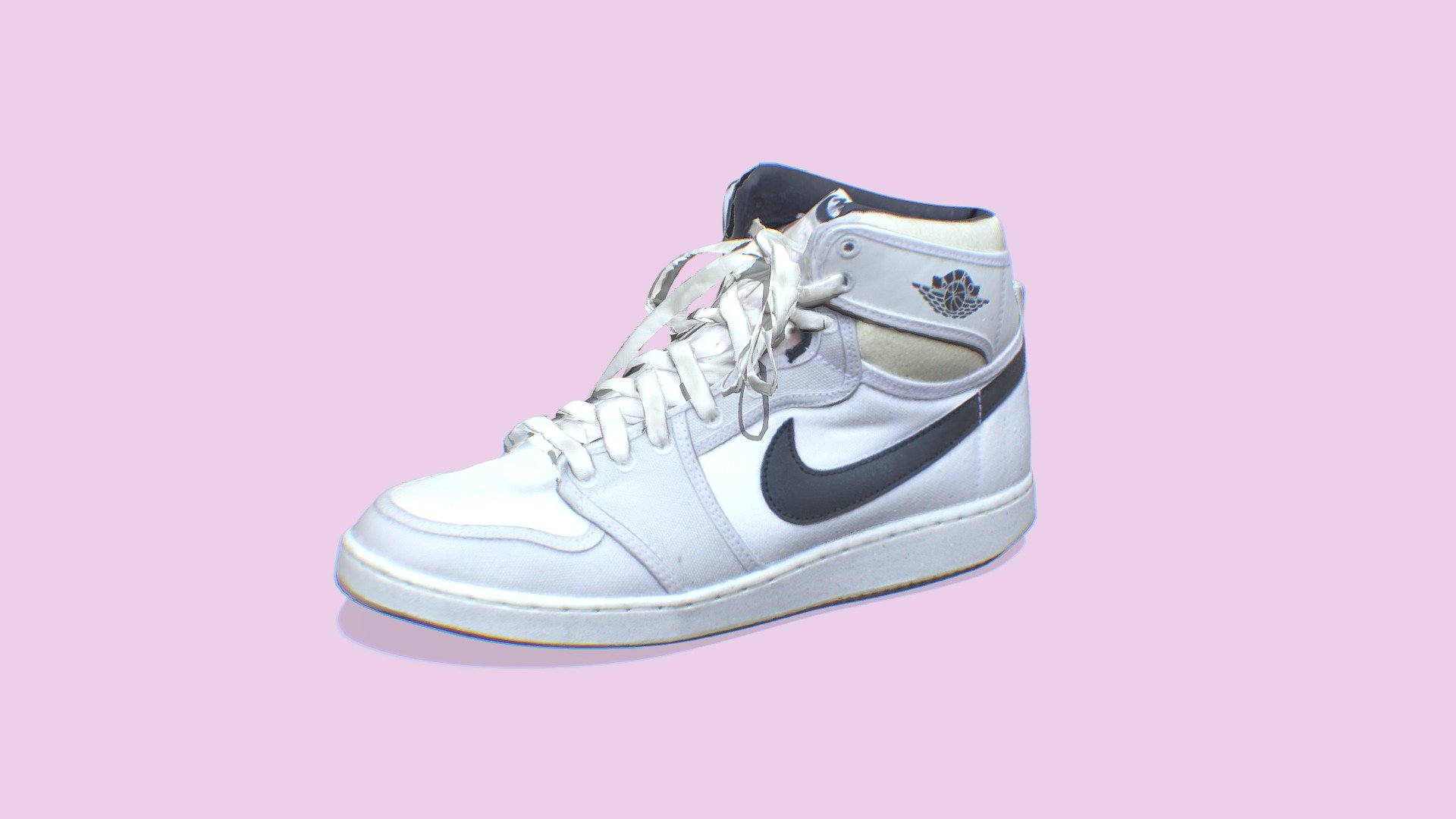 Nike air Jordans Retopo 3d model