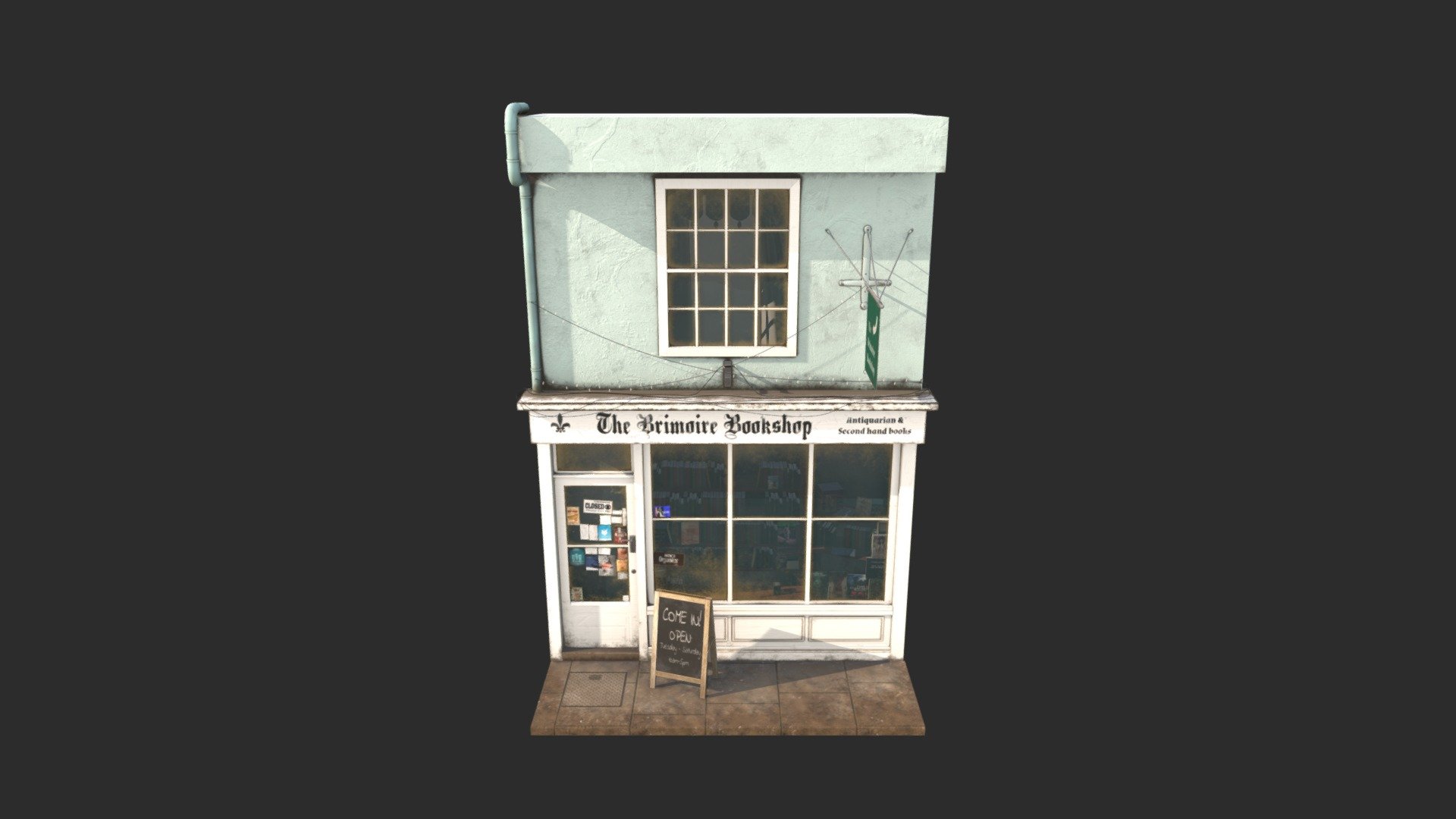 Handmade Store Front(Free) 3d model