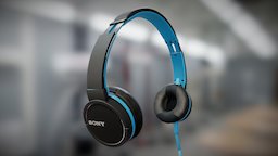 Sony MDR-ZX660 Headphones Turquoise Blue