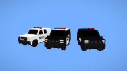 Low Poly Police Cars v3