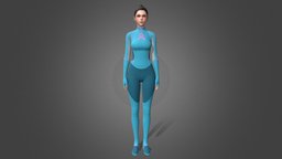 Female superhero suit