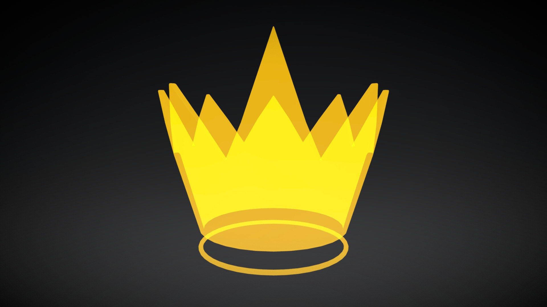 Low Poly Crown 3d model