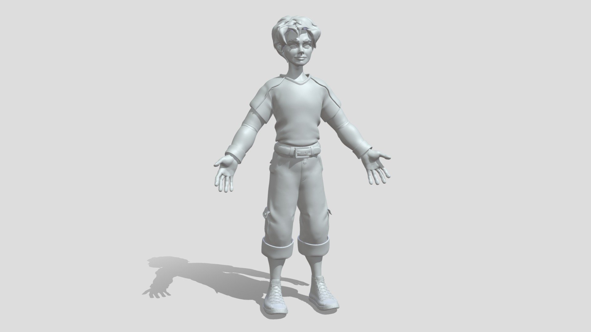 Cartoon Boy 3d model