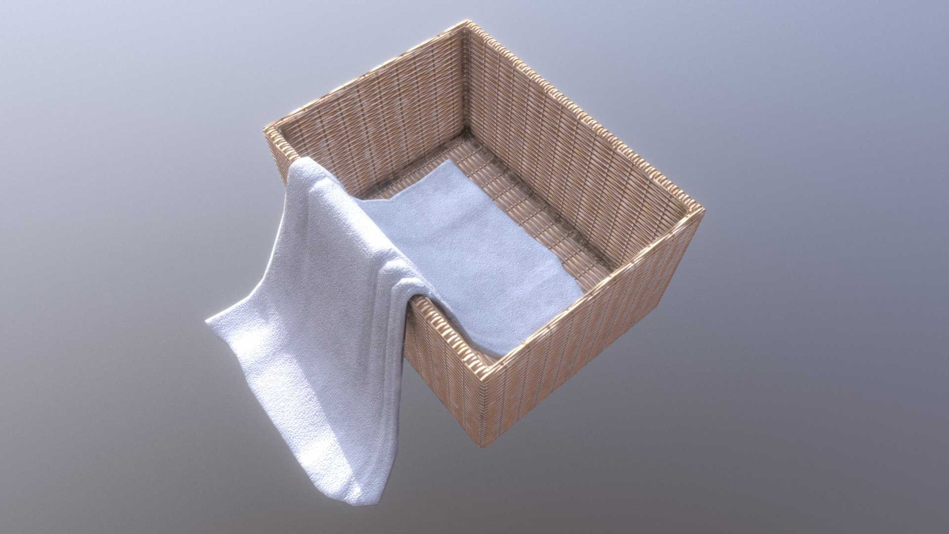 Towel Basket 3d model