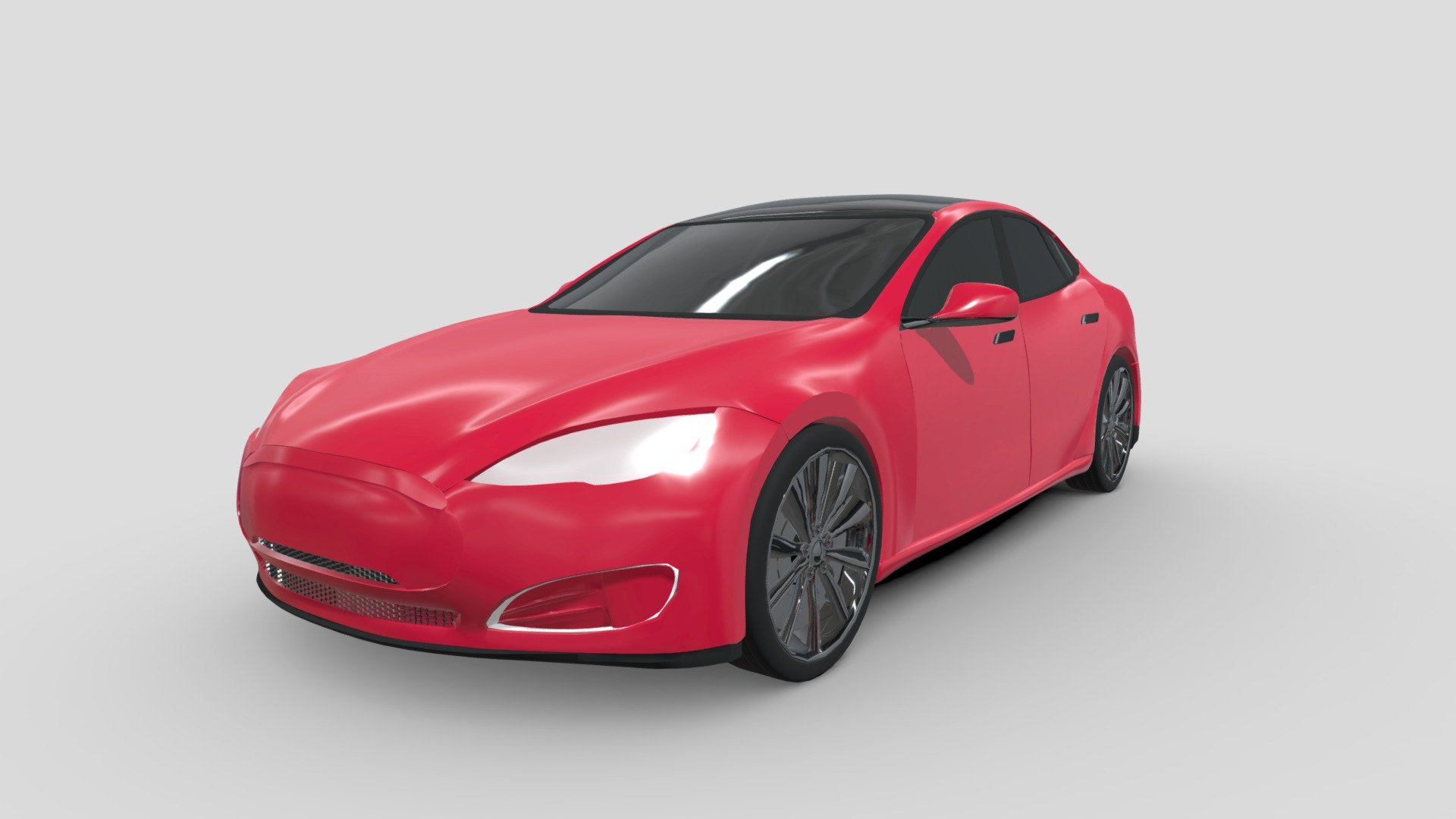 Tesla Model S 3d model