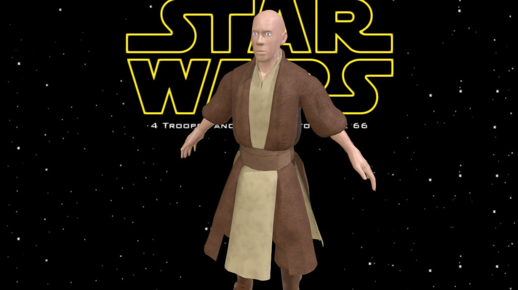 Generic Jedi 3d model