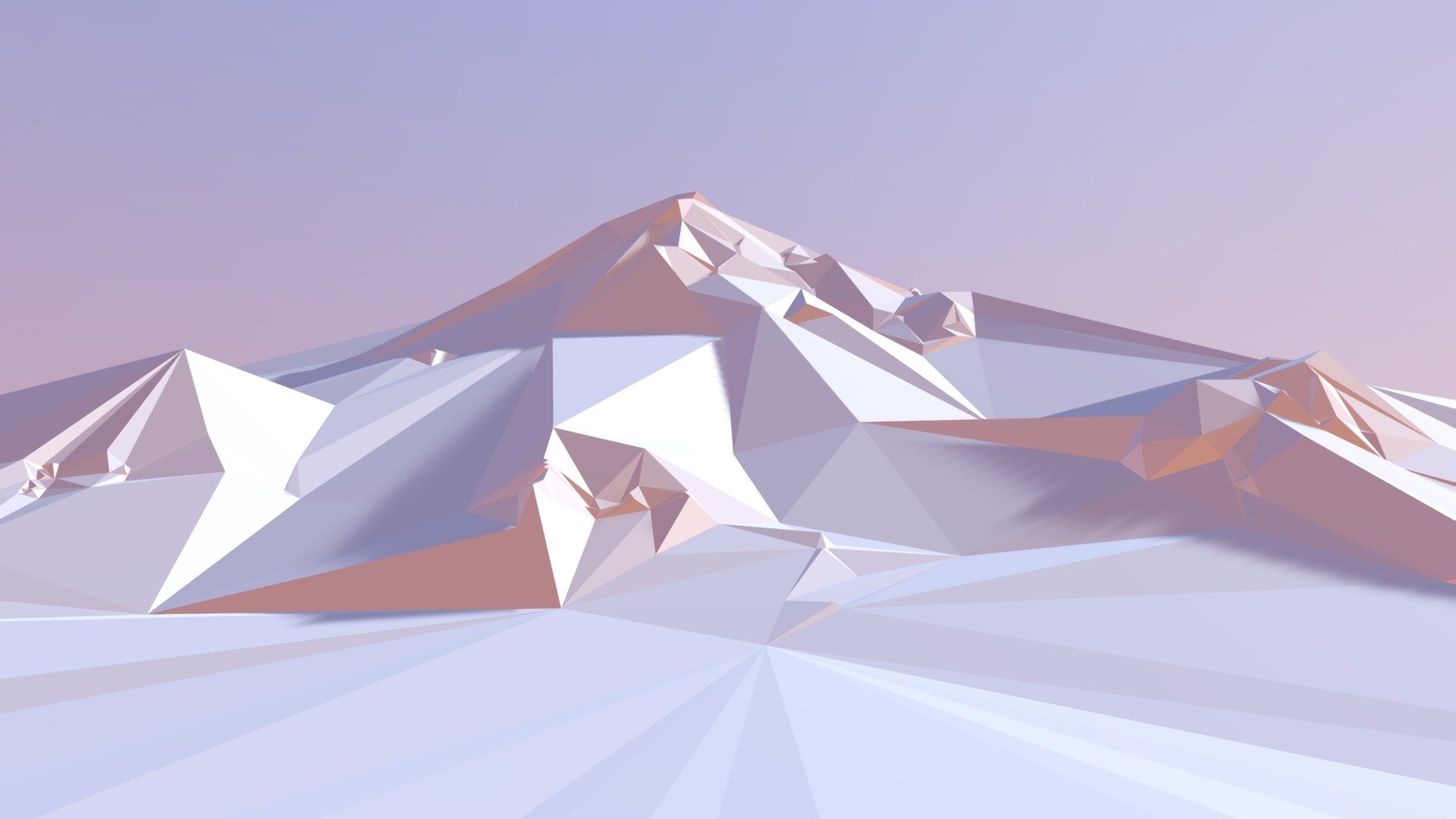 MOUNTAINS LOWPOLY_NO 4 3d model