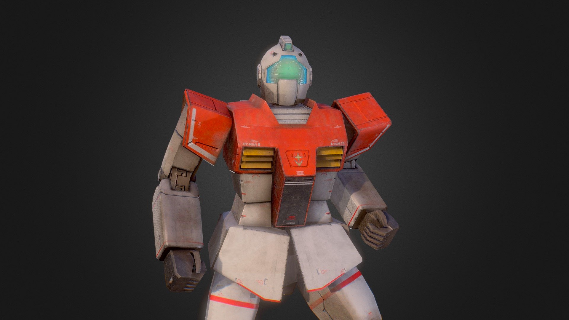 RGM-79 GM 3d model