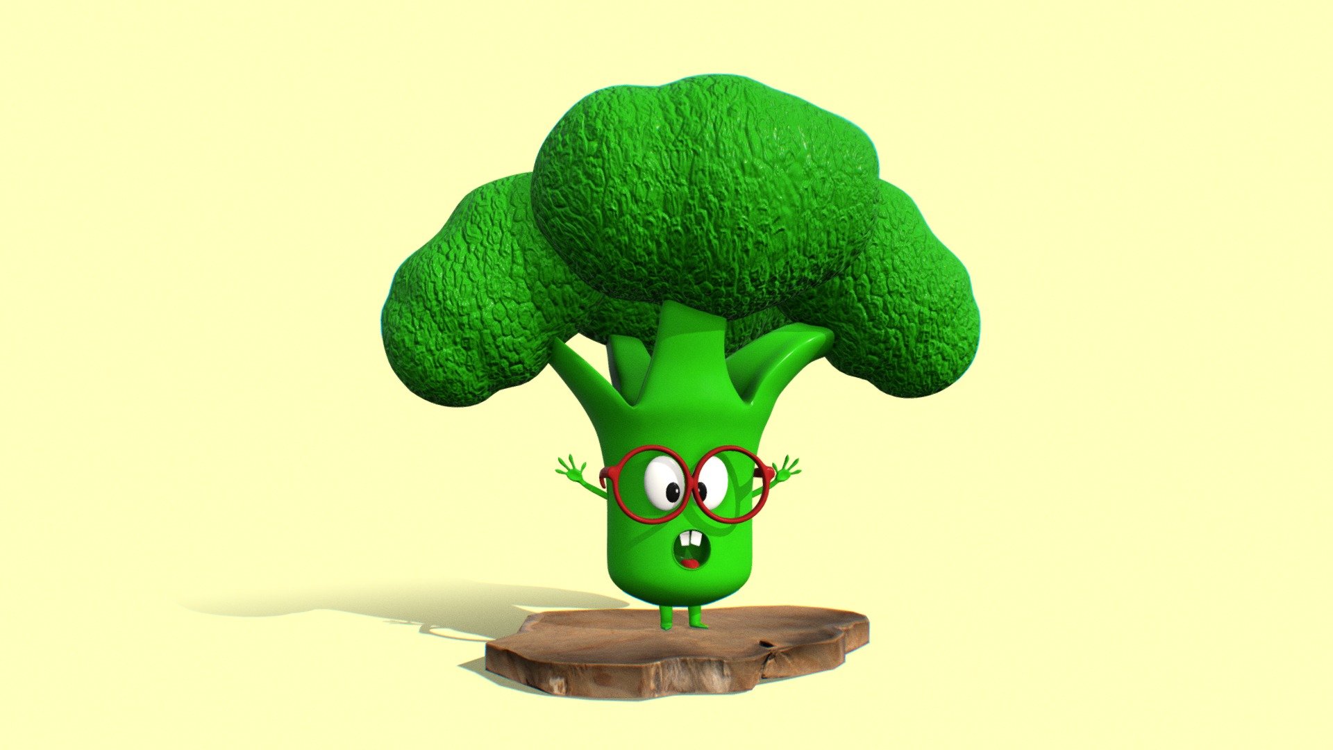 3December2020 | Vegetables Broccoli 3d model