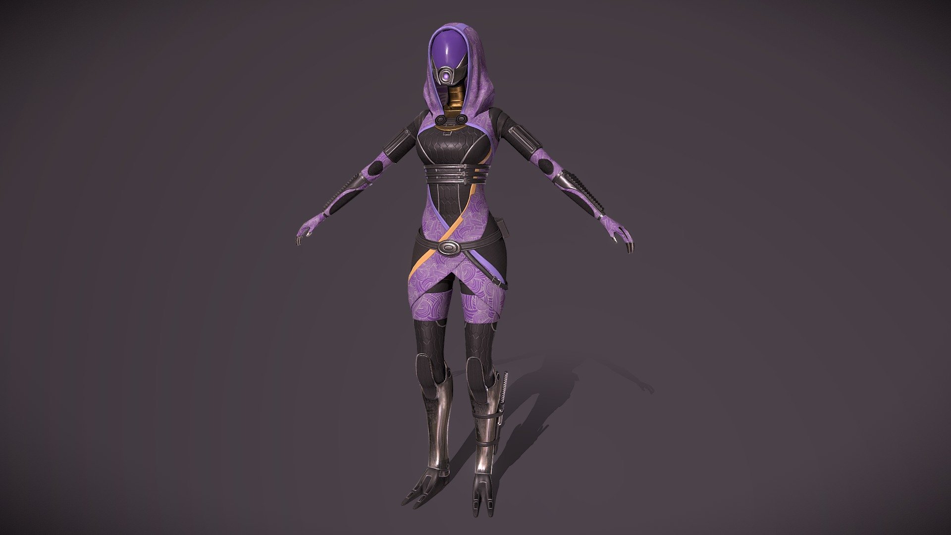 Tali’Zorah nar Rayya 3d model