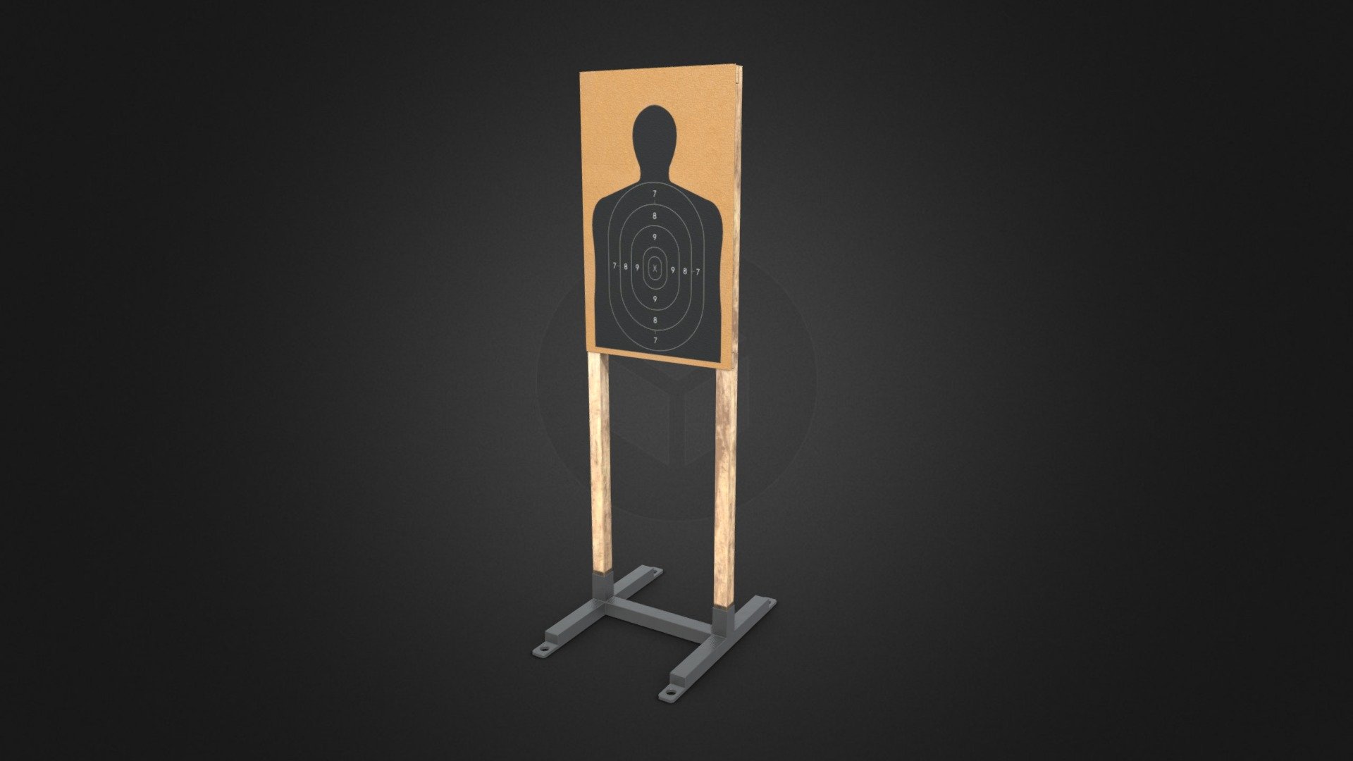 Firing Target 3d model