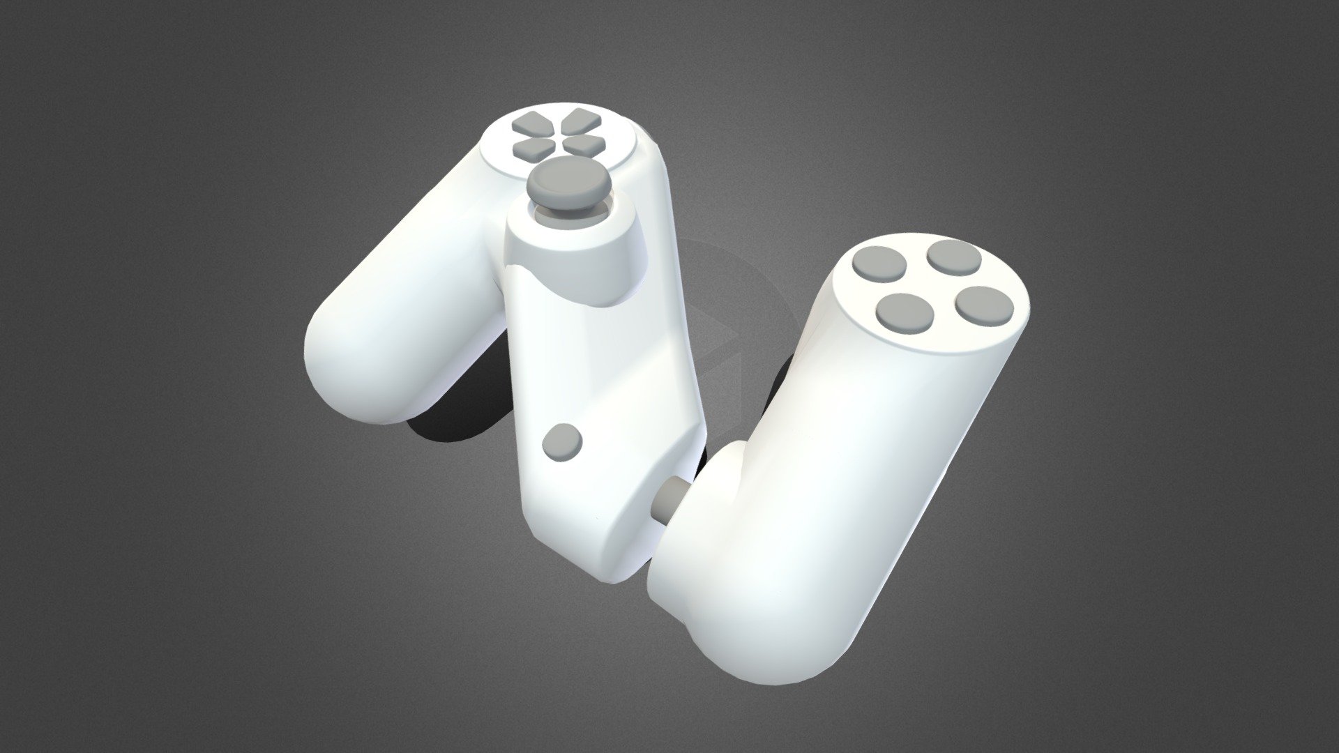 game controller concept 3d model