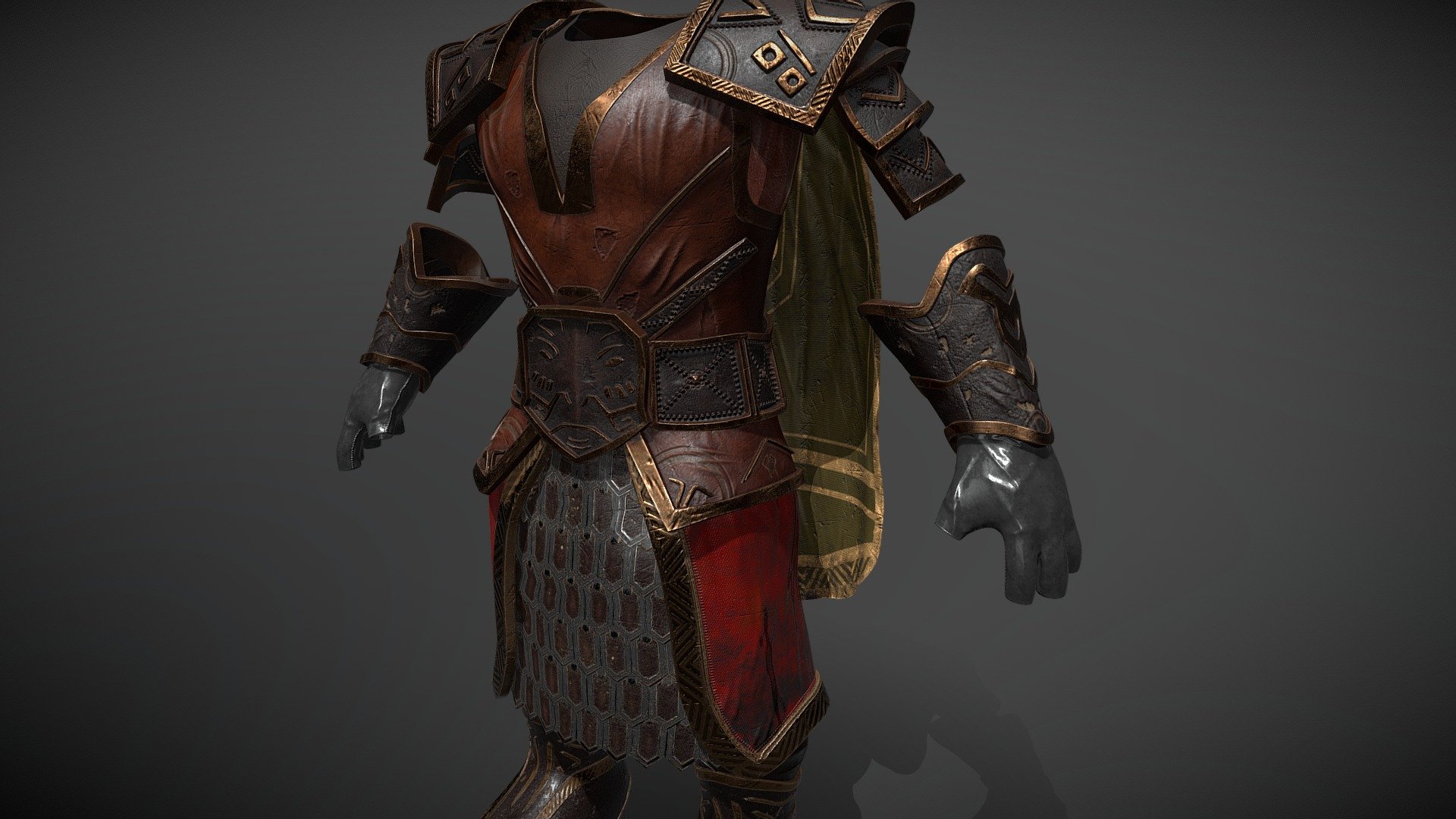 War Armour 3d model