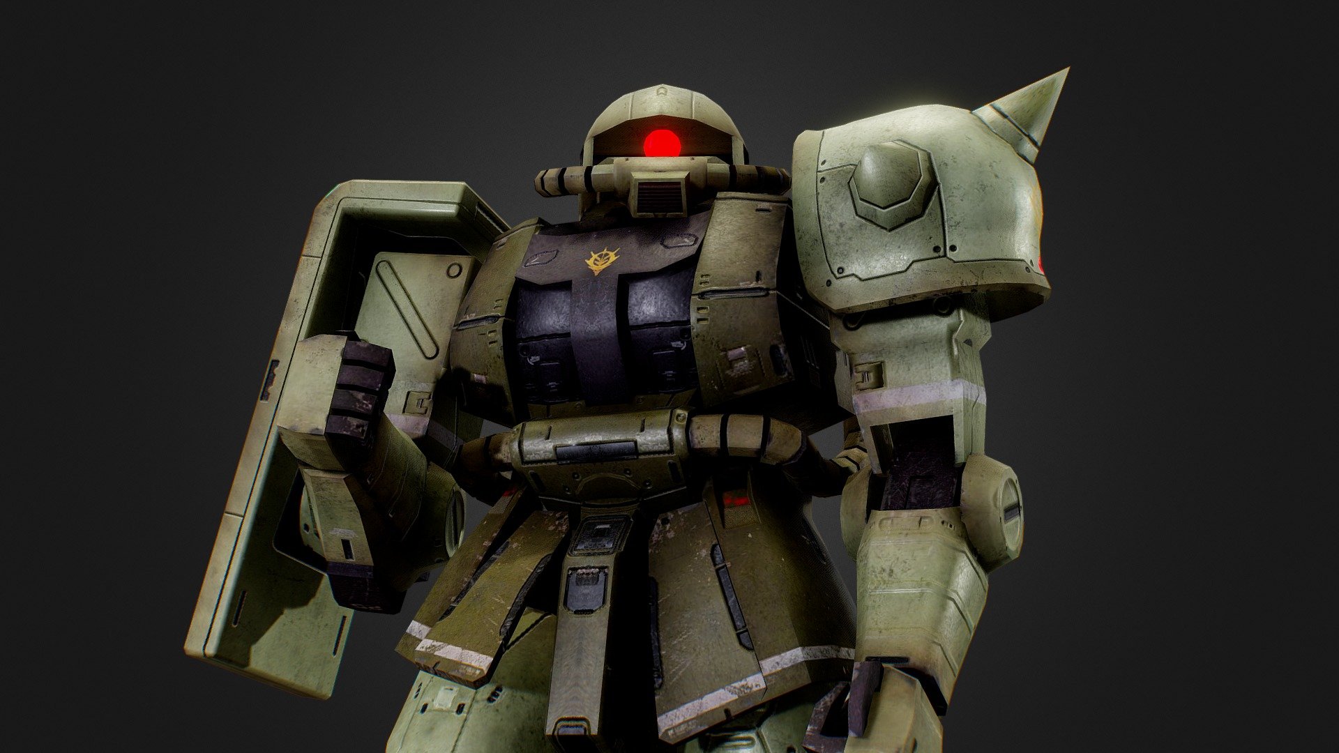 MS-06 ZAKU II 3d model