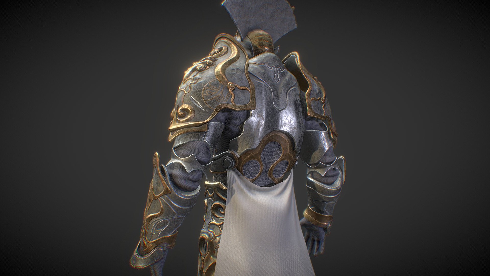 iron armor 3d model