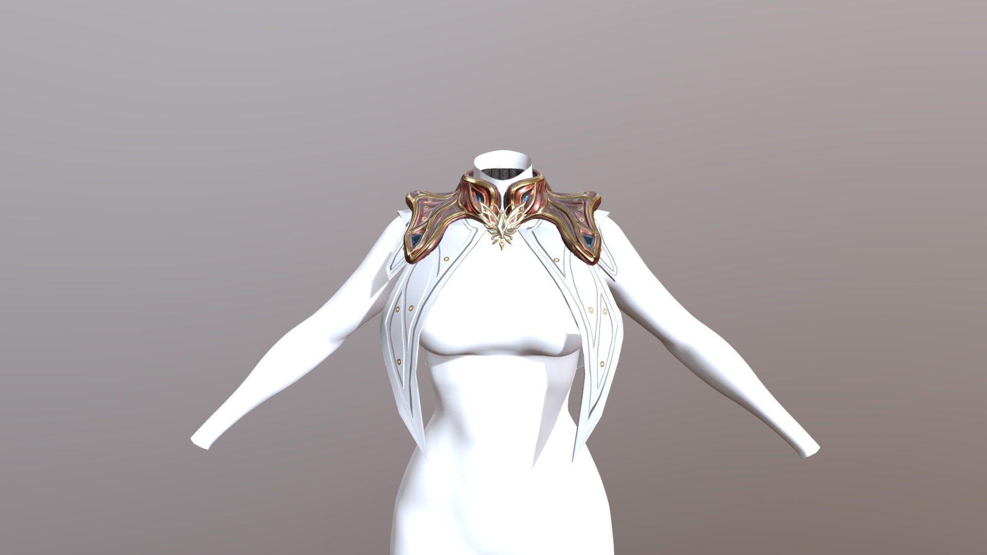 Avatall Eve Armor Neck Elebrith 3d model