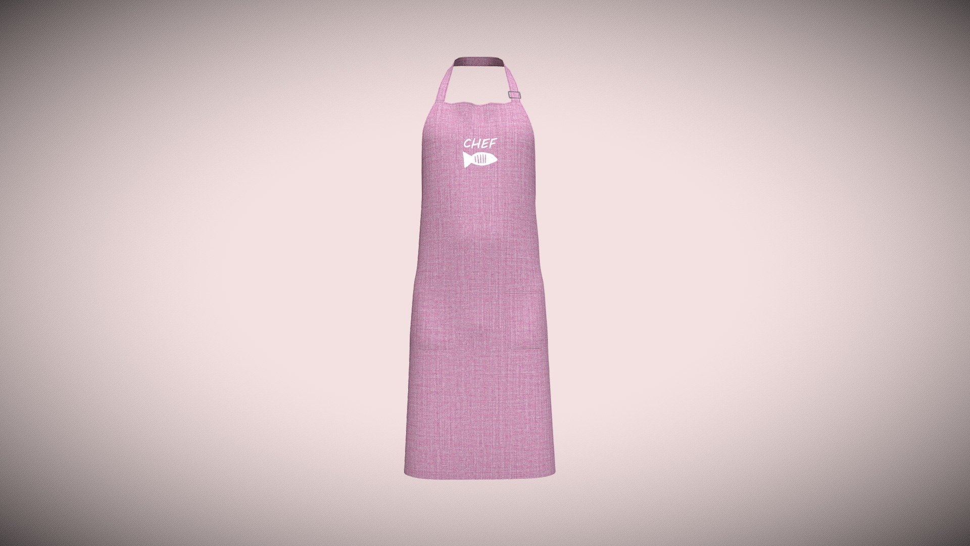 Apron Chef-V4 3d model