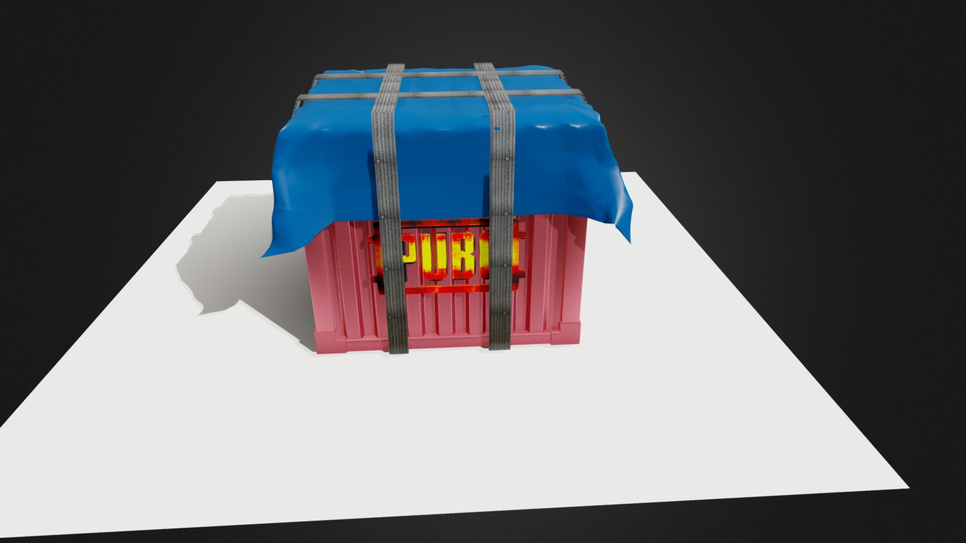 PUBG Airdrop 3d model