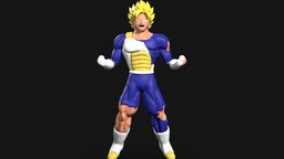 Goku SSJ 3D Model