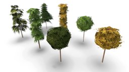 Trees Pack (Low Poly)