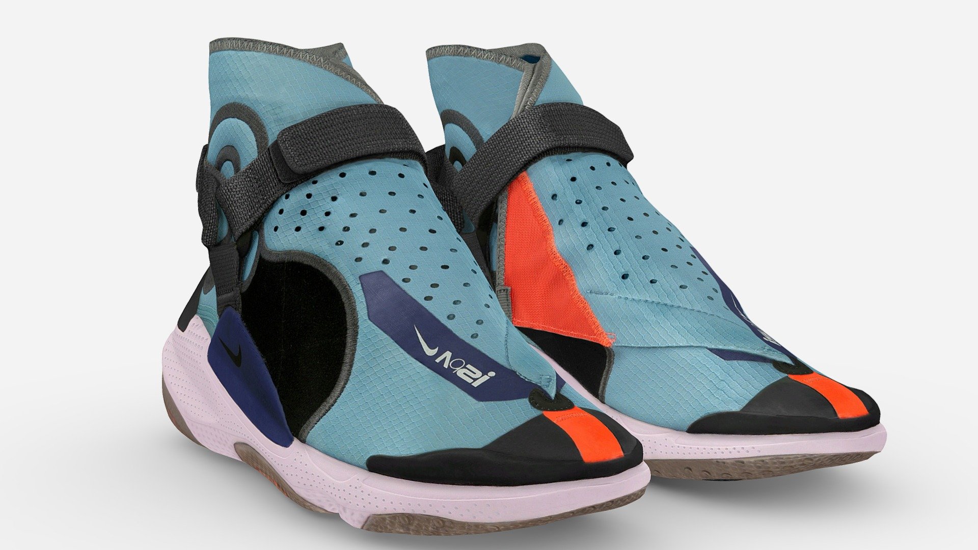 Nike Joyride Envelope ISPA Blue techwear shoes 3d model