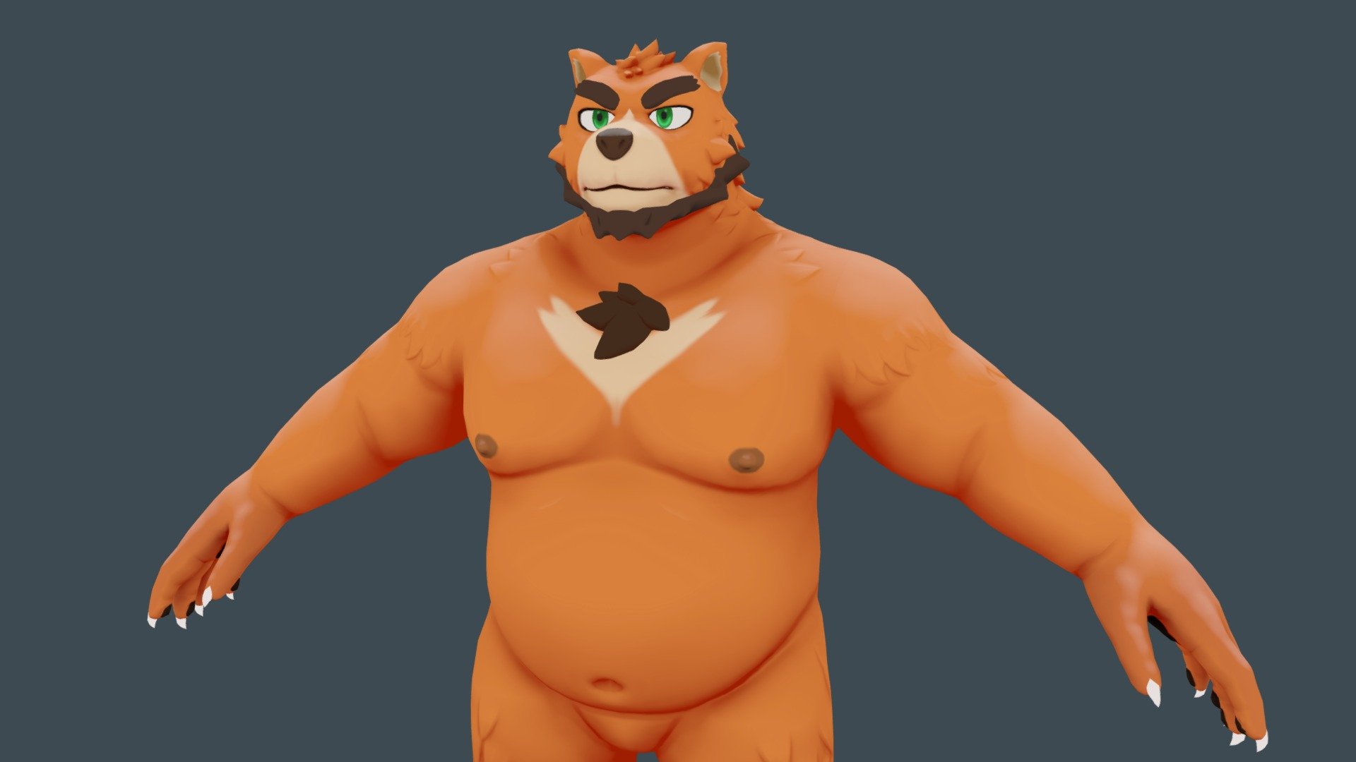 Bear (furry) 3d model