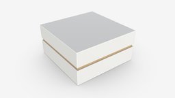 Paper gift box mockup 06